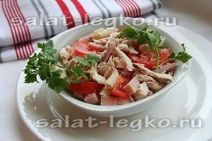 Saláta olasz tészták és csirke recept