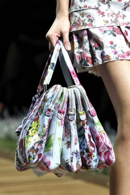 Abból, amit viselni női divat táska virágmintás, bőr, nyáron a fény és más elegáns