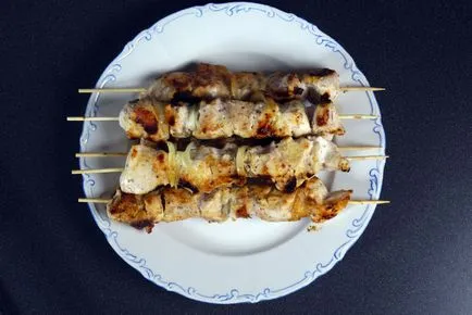 Skewers csirkemell joghurt - diétás receptek Ducane