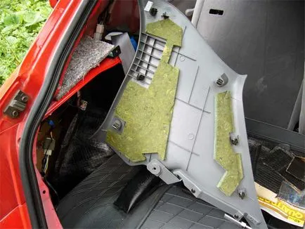Премахване на задния багажник панели хечбек Chevrolet Lacetti (Chevrolet Lacetti)