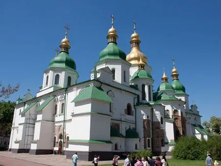 St. Sophia székesegyház, Kijev, Ukrajna leírás, képek, ahol a térképen, hogyan juthat