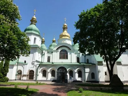 St. Sophia székesegyház, Kijev, Ukrajna leírás, képek, ahol a térképen, hogyan juthat