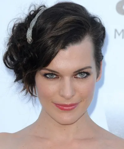 Coafuri Medium Opțiuni foto Milla Jovovich