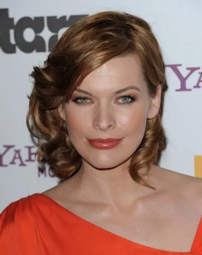 Coafuri Medium Opțiuni foto Milla Jovovich