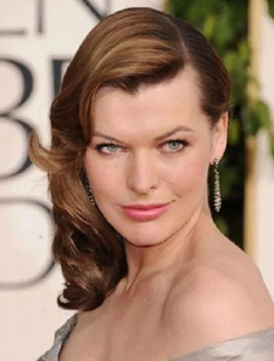 Coafuri Medium Opțiuni foto Milla Jovovich