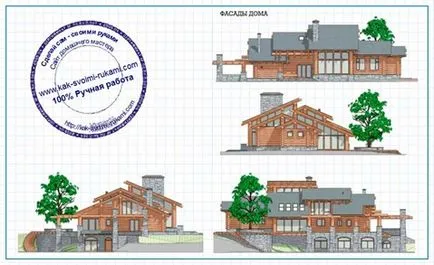 A modern, fából készült ház régi technológia, a kezében -, hogyan lehet a legjobban