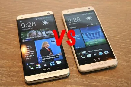 Összehasonlítása HTC One és a HTC egy mini a különbség