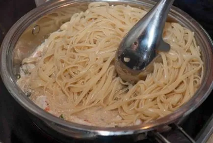 spaghete de casă cu fructe de mare retete