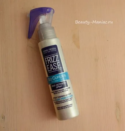 Mijloace pentru bucle john Frieda încreți ușura șampon, balsam și spray, blog-ul de frumusete-maniac