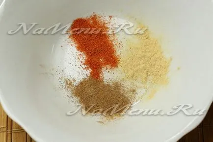 Grillezett karaj egy serpenyő, recept fotó