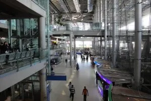 Suvarnabhumi - Bangkok Airport (BKK) áramkör, egy fotó, hogyan lehet eljutni