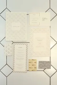 Invitatie de nunta Art Deco