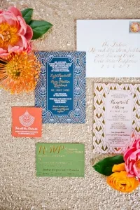 Invitatie de nunta Art Deco