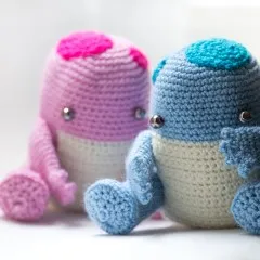 Схема трикотажни хипопотам Amigurumi