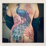 Peacock tatuaj valori 5, 50 fotografii și schițe de cele mai bune