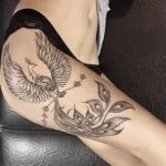 Peacock tatuaj - istorie, semnificație și la această fotografie tatuaj