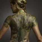 Peacock tatuaj valori 5, 50 fotografii și schițe de cele mai bune