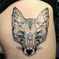 Fox татуировка - което означава, татуировка скици и снимки