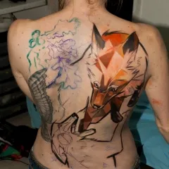 Fox tatuaj - ceea ce înseamnă schițe tatuaj și fotografii