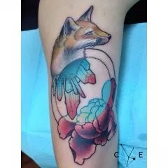 Fox tatuaj - ceea ce înseamnă schițe tatuaj și fotografii