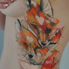 Fox tatuaj - ceea ce înseamnă schițe tatuaj și fotografii