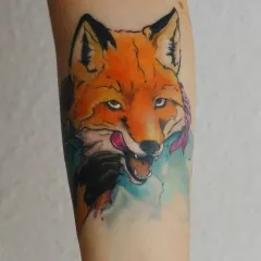 Fox tatuaj - ceea ce înseamnă schițe tatuaj și fotografii