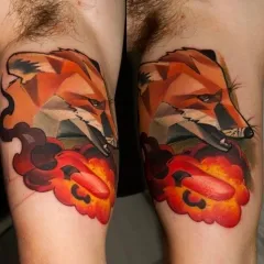 Fox tatuaj - ceea ce înseamnă schițe tatuaj și fotografii