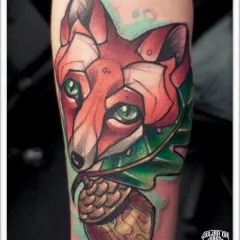 Fox tatuaj - ceea ce înseamnă schițe tatuaj și fotografii