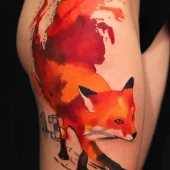 Fox tatuaj - ceea ce înseamnă schițe tatuaj și fotografii