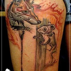 Fox tatuaj - ceea ce înseamnă schițe tatuaj și fotografii