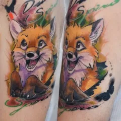 Fox tatuaj - ceea ce înseamnă schițe tatuaj și fotografii