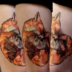 Fox tatuaj - ceea ce înseamnă schițe tatuaj și fotografii