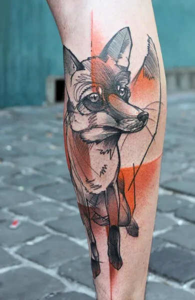 Fox tatuaj - ceea ce înseamnă schițe tatuaj și fotografii