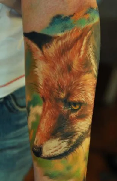 Fox tatuaj - ceea ce înseamnă schițe tatuaj și fotografii