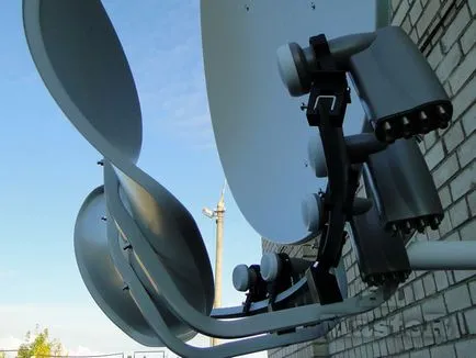 Toroidale antena, tehnologia prin satelit