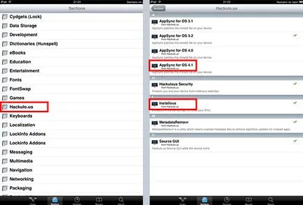 Szoftver telepítése ipad - installous - program Apple iPad