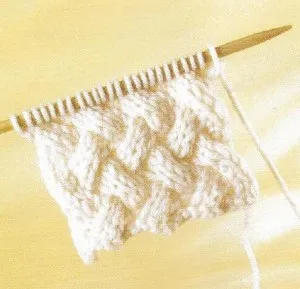 Model „șiret“ ace Schema de tricotat, descriere, video