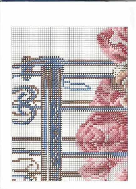 ore Cross Stitch cu scheme gratuite ceas bucătărie în orice moment al anului, cu fotografii