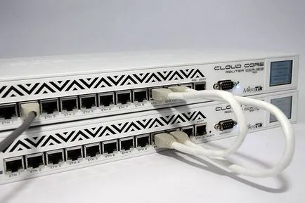 Burkolat interfészek router MikroTik a sávszélesség növelése a vezetékes