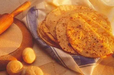 Chapati- lépésről lépésre recept prigotolveniya indiai sütemény