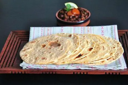 Chapati- lépésről lépésre recept prigotolveniya indiai sütemény