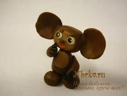 Cheburashka plastilină 1