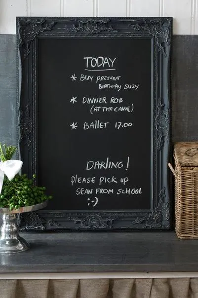 Negru pentru a muta și de a câștiga! Sau blackboards în interior