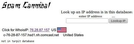 Ce se poate face în cazul în care IP-ul a lovit spambazu, hosting străine în SUA