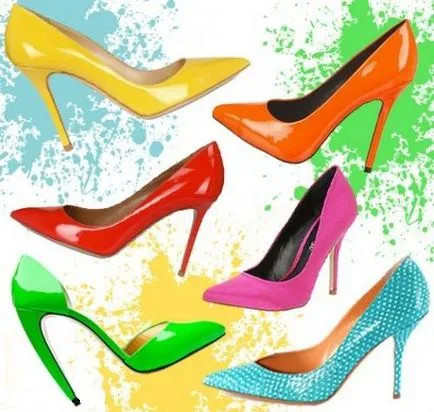 Какво да правите, ако боядисани обувки