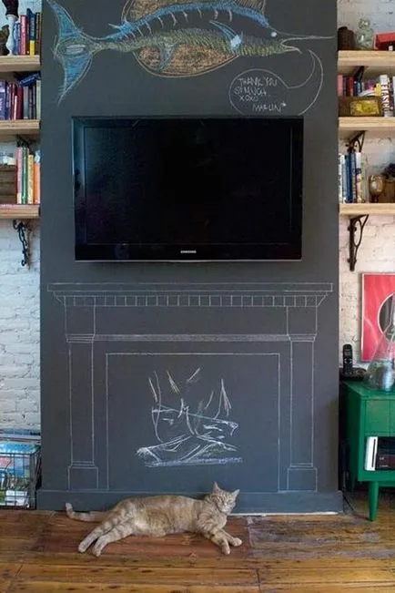 Negru pentru a muta și de a câștiga! Sau blackboards în interior