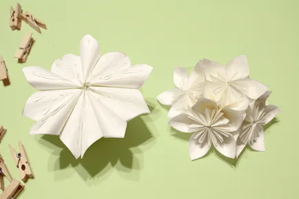 Virág dekoráció kusudama virágok saját kezűleg