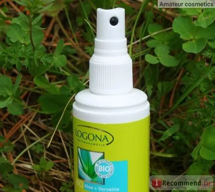 Spray Deodorant logona bio aloe și Vervain de îngrijire de zi cu zi - «deodorant naturale într-un profesioniști de pulverizare