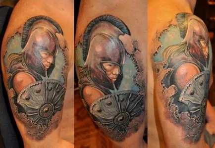 Снимки и значение на татуировки Спартак Gladiator