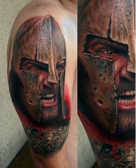 Снимки и значение на татуировки Спартак Gladiator